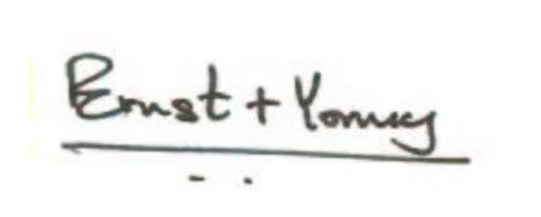 Ernst & Young signature