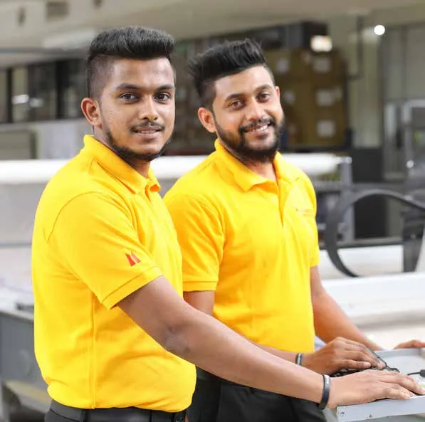 MAS team members at a manufacturing facility