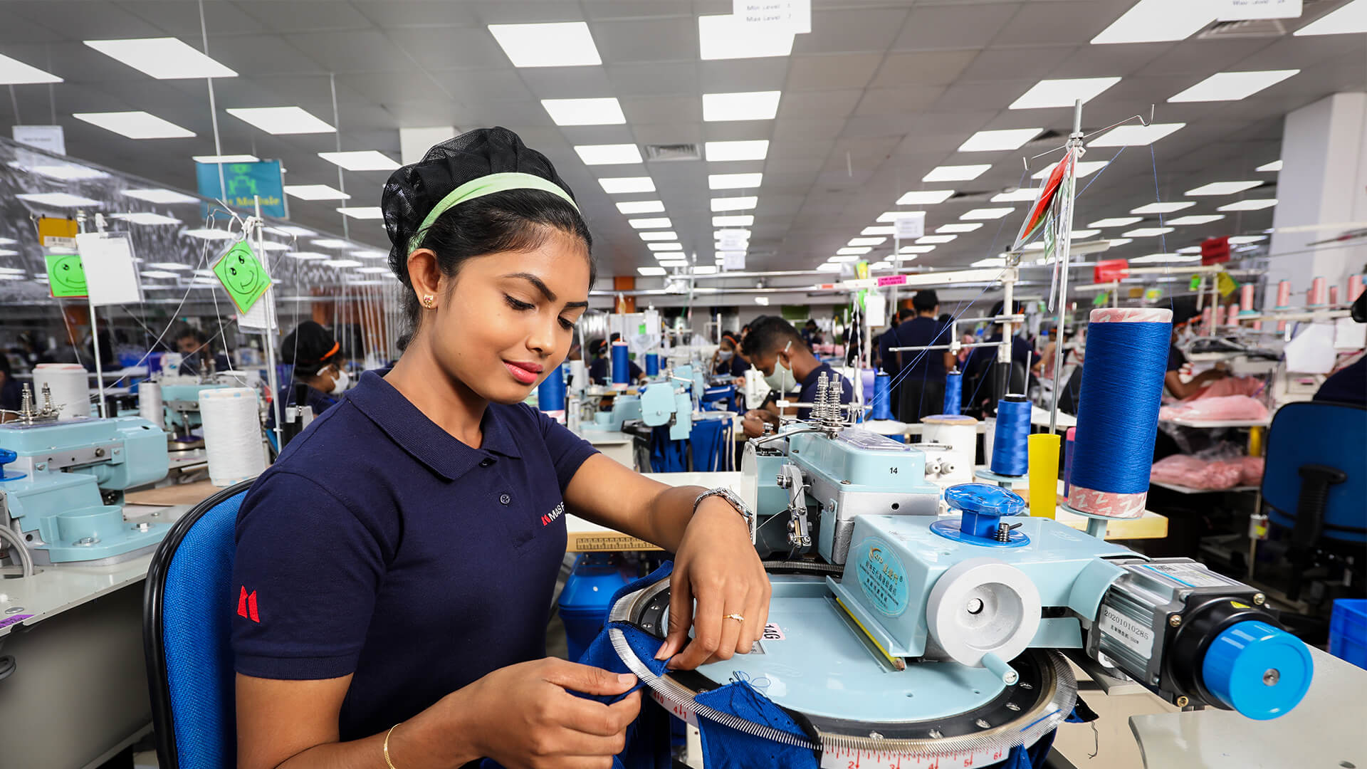 Female employee working